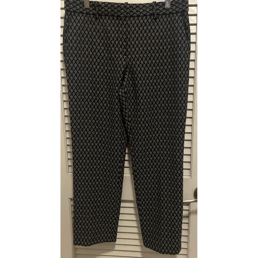 THEORY Women’s Crop Pants Size 8 Classic Slim Jacquard Slim